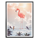 Plakat Loose - Flamingo i przyjaciele