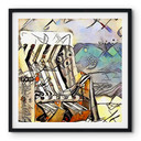 Plakat Zamart - Kandinsky spotyka Warnemünde - Kwadrat