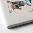 Brązowy obraz na płótnie - Ocean Wildlife