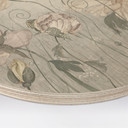 Houten Wanddecoratie in vintage stijl - Ms Tiff - Rond