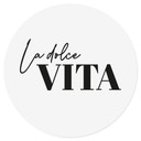 Naklejka na ścianę La Dolce Vita - okrągła