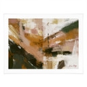 Poster Warme Penseelstreken Abstract - Cheney