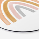 Tableau en alu-Dibond Nouveauprints - Arc-en-ciel - Rond