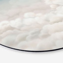 Wanddecoratie Rustige Wolken - Oliver Robins - Alu-Dibond - Rond