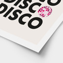 Plakat Retro Disco Vibes Typografia - Kerr-Dineen