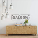 Sticker mural - Saloon