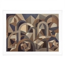 Poster Silent Axis - Geometrische Architectuur - Sir Edward x Grigory Gladarev