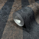 non-woven tapet sortbrune striber til stue soveværelse køkken marburg tapet