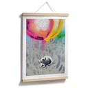 Poster Rat Street Art Ballons Freedom - Habib