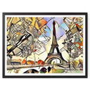 Plakat Zamart - Kandinsky spotyka paryską wieżę Eiffla