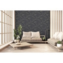 Livingwalls Metropolitan Stories 2 Mio - Tokio Papier peint floral, Gris, Métallique, Noir