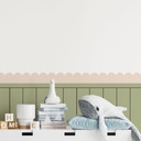Wallsticker bølgebort sand