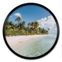 Plakat Palm Beach na Morzach Południowych - Kolombo - Okrągły