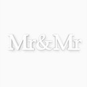 Litery ozdobne 3D Mr & Mr serif