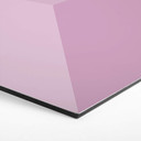 3D Hexagon Alu-Dibond - Lys magenta