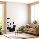 Wandtattoo Winkender Panda - Korenkova 