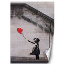 Fototapete, Banksy Mädchen mit Luftballon