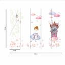 PrincessCastle vitrosa barnkammartapet - Fototapet i non-woven Designwalls 2 - 2,55 x 3,5 m
