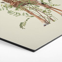 Hexagon Dibond Blomstret giraf - Frida Floral Studio