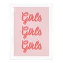 Plakat z hasłem Kerr-Dineen - Girls Girls Girls