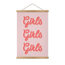 Obraz tkaniny mówiący - Kerr-Dineen - Girls Girls Girls
