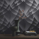 Tapeta 3D, geometryczna tapeta Fashion for Walls 4 autorstwa Guido Maria Kretschmer czarny