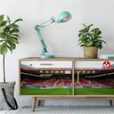 Wallprint 1. FC Kaiserslautern Stadion Tribüne -Panorama