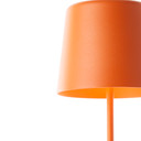 Tischleuchte Cosy, orange, 10 x 37 cm, Metall Tischlampe