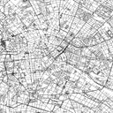 Fototapet - Kort over Berlin