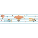 A.S. Création Lovely Kids Frise autocollante enfant - Bleu, Orange