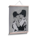 Plakat Banksy - Całujący się policjanci