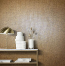 Tekstureret, non-woven Natural Opulence tapet i kobber
