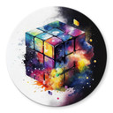 Glasbillede - Heine - Magical Rubik's Cube
