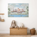 Wanddecoratie Dierenuitstapje in de Natuur - Oliver Robins - Alu-Dibond