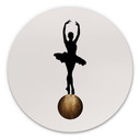 Wandcirkel Kubistika - Prima Ballerina