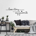 Wallsticker Every Love Story...
