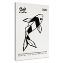 Canvas schilderij Geometrische Koi Origami - Krygowski