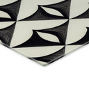 Stænkplade Geometriske Ornamenter i Sort-beige - Treechild - Panorama