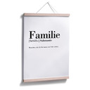 Poster Grammatik - Familie