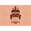 Fotomural Paredes de Patel 3 Overseas 1 naranja, marrón, beige, negro