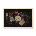 Obraz drewniany kwiaty martwa natura w stylu Redouté - Bloomery Decor