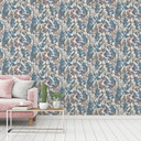 Architects Paper Floral Impression - Papier peint intissé fleuris, bleu