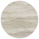 Papier Peint Photo Roerich Peaks - Paysage Montagneux Beige - Sir Edward x Grigory Gladarev - Rond