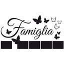 Sticker mural - Famiglia mit Platz für Fotos