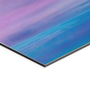 Billede Lysende aftenhimmel ved havet - Schmucker Panorama – print på aluminium
