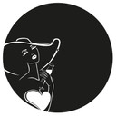 Sticker mural - Horloge diva