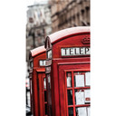 Fototapete Britische Telefonzelle 144x260 cm