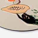 Vægcirkel Arty Guava - Papaya Balance – print på aluminium (Alu-Dibond)