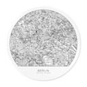 Plakat Mapa miasta Berlin - okrągły