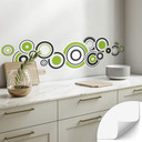 Wallsticker - Retro Bobler Grøn